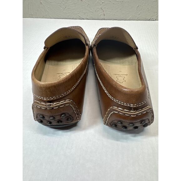 Ecco‎ Horsebit Driving Loafers Mens Brown Leather Size EU 41 US 7/7.5 main image 5